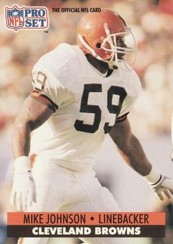 Mike Johnson Cleveland Browns 1991 Pro set NFL #120